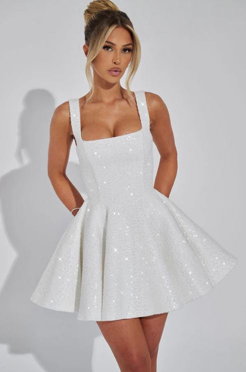 Bow Detail Party Dress — Elegant Cocktail & Event Wear